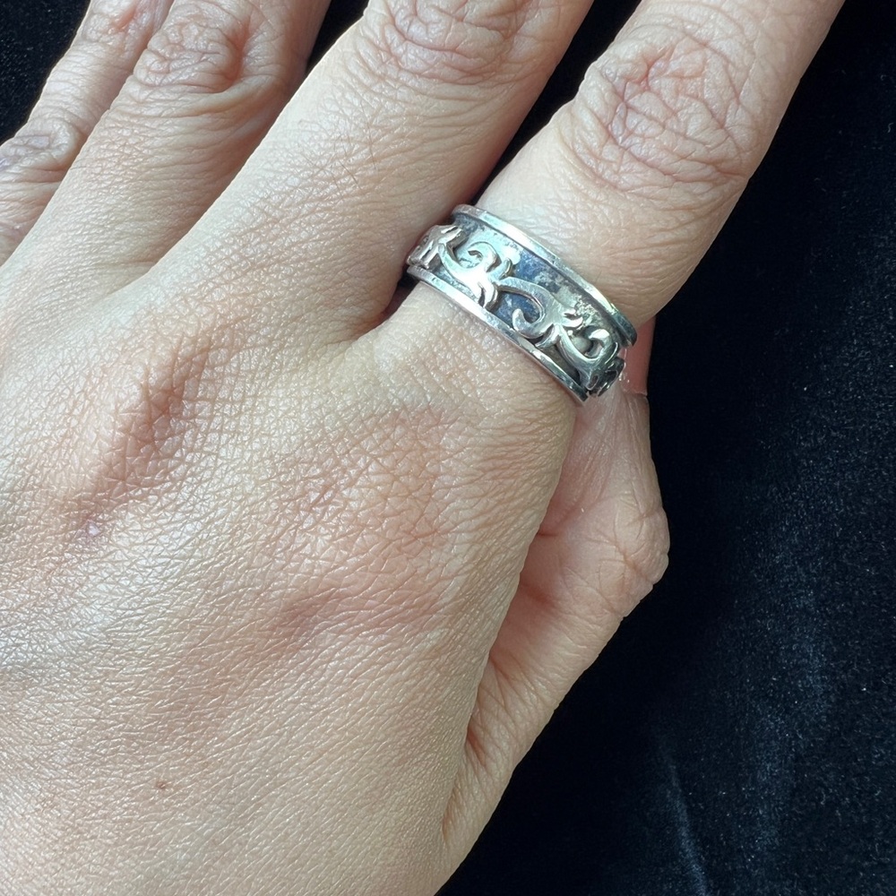 Sterling Silver Spinner Ring - image 4